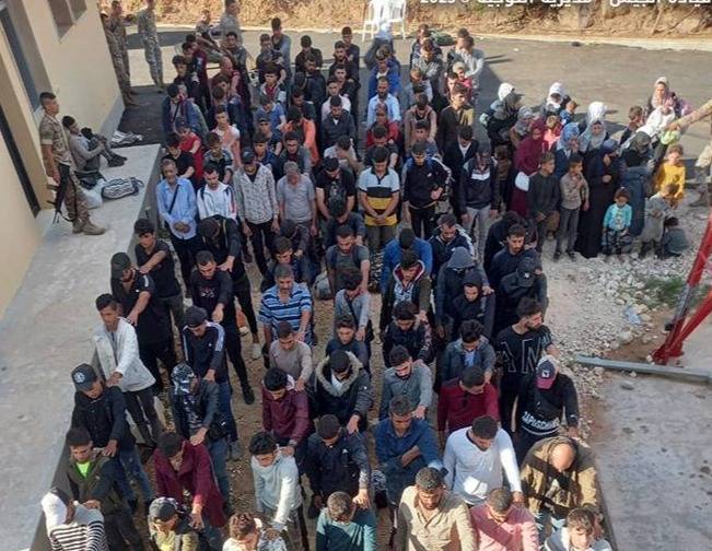 Lebanese Army says it arrested 1,000 Syrians illegally entering Lebanon in a week