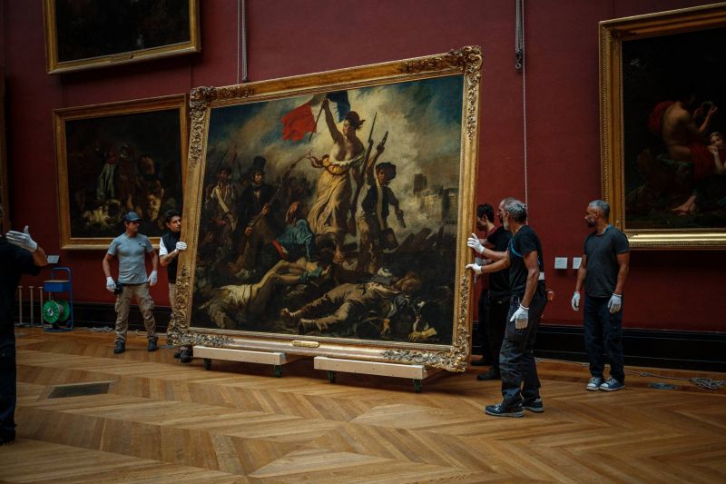 « La liberté guidant le peuple » de Delacroix quitte les murs du Louvre pour restauration