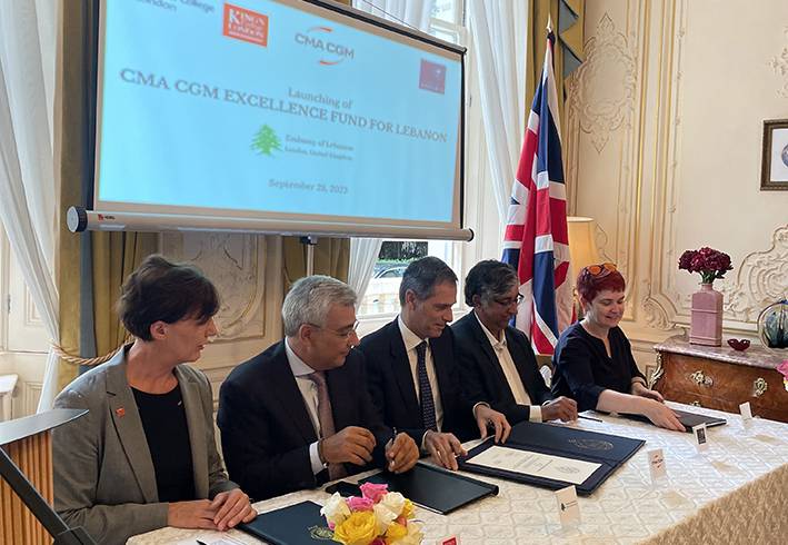 CMA CGM soutiendra 20 étudiants libanais dans les prestigieuses universités d’Oxford et de Londres