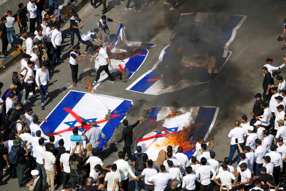 Des milliers de manifestants à Bagdad et Téhéran en soutien aux Palestiniens