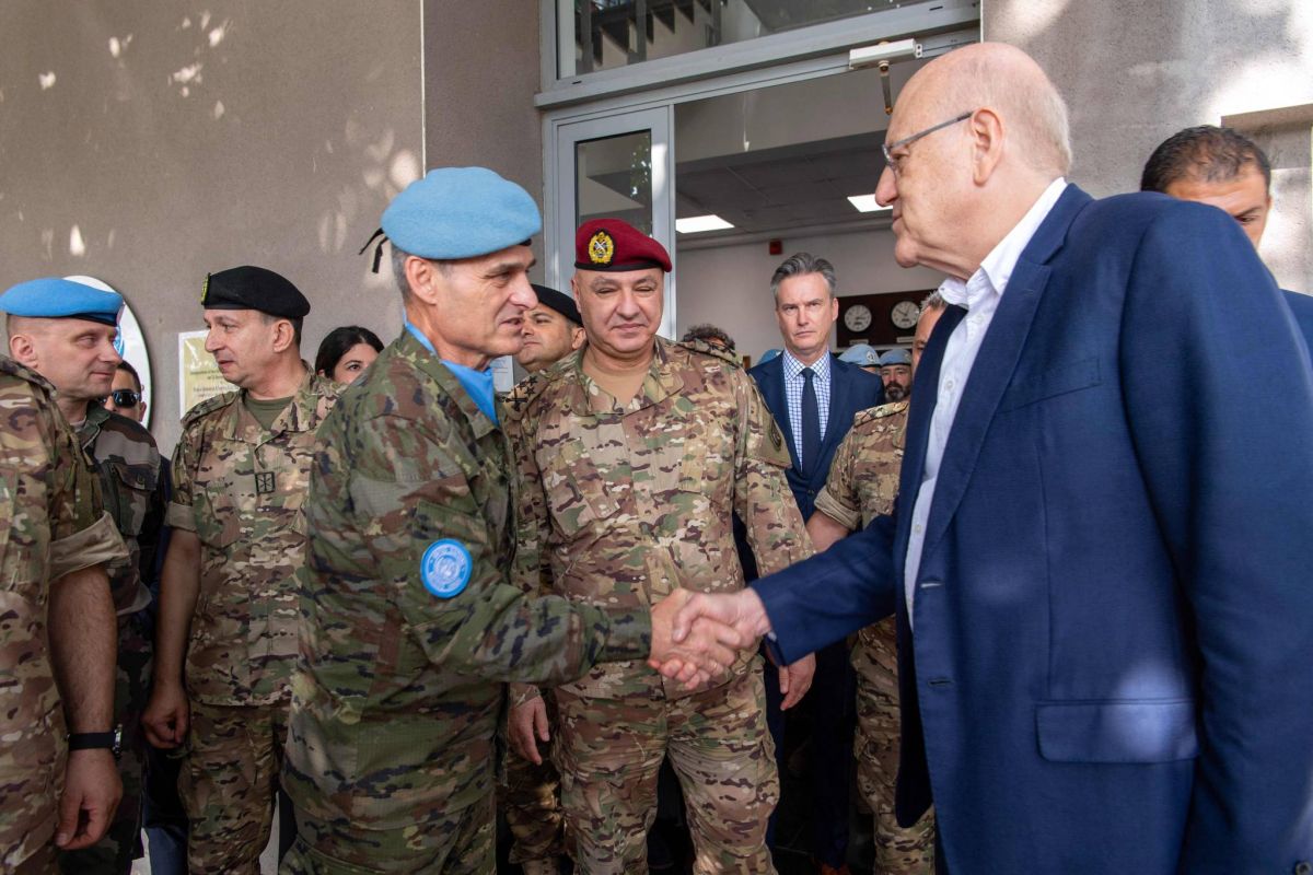 Mikati et Joseph Aoun à la frontière sud : Le Liban s’engage au respect de la 1701
