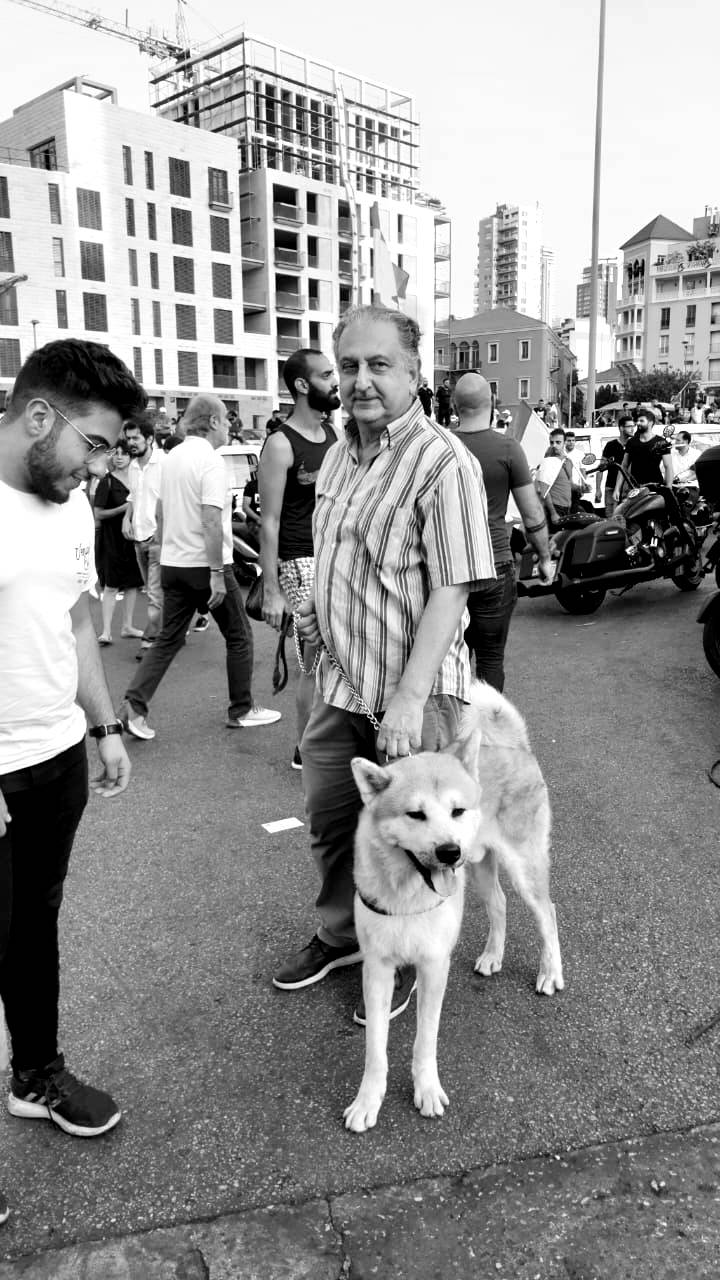 Le poète Akl Awit et son chien Cooper, une indéfectible histoire d’amitié…