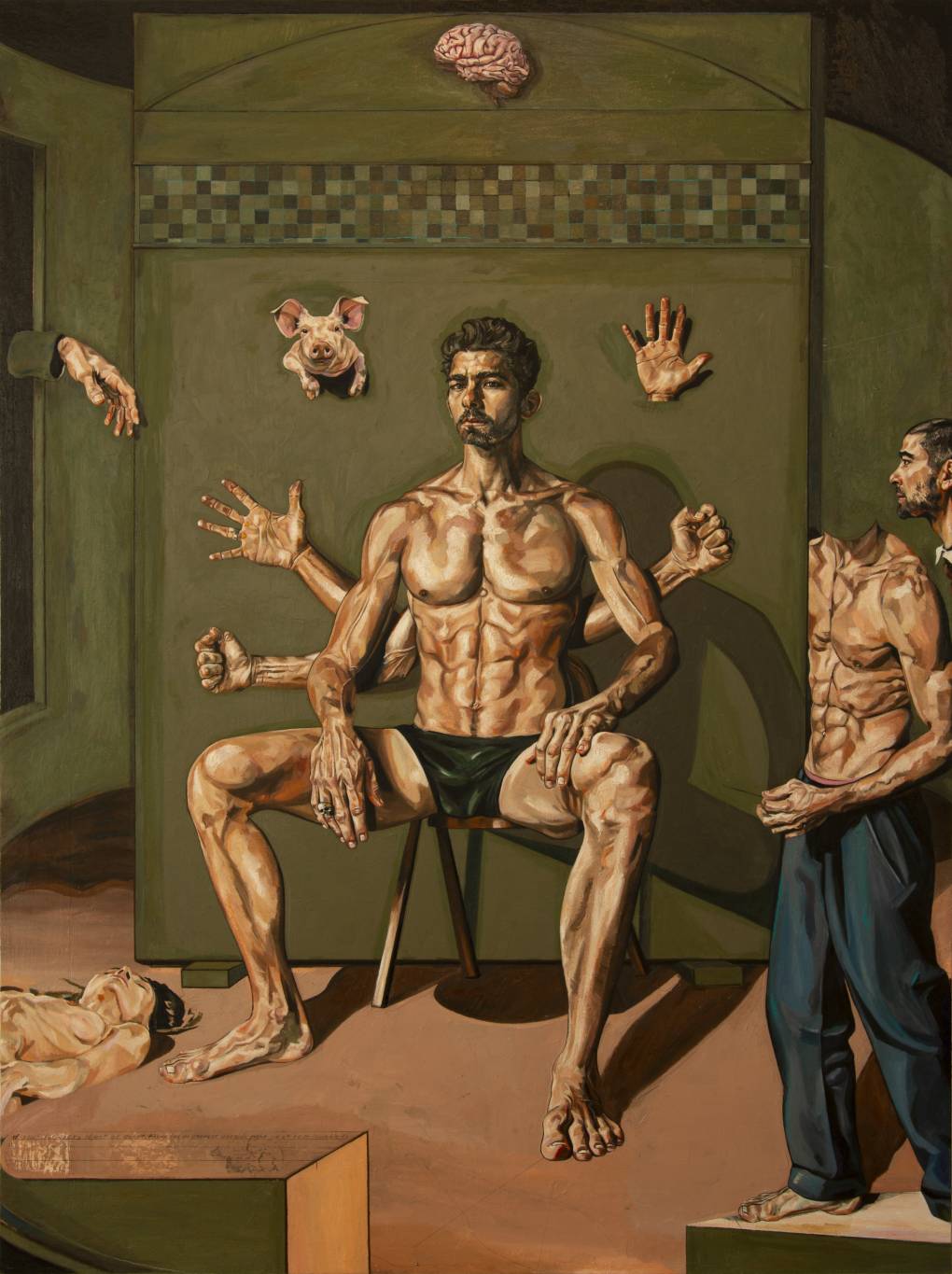 Ramsey Chahine, un athlète libanais de la peinture à New York Ramsey Chahine, un athlète libanais de la peinture à New York