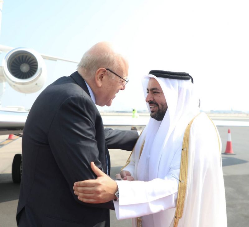Mikati meets with Qatar's emir