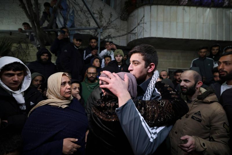 Pour les prisonniers palestiniens libérés, le premier jour du reste de leur vie