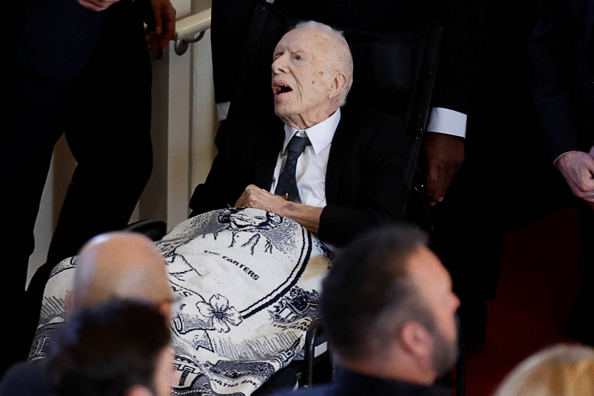 L #39 ex président américain Jimmy Carter 99 ans aux funérailles de sa