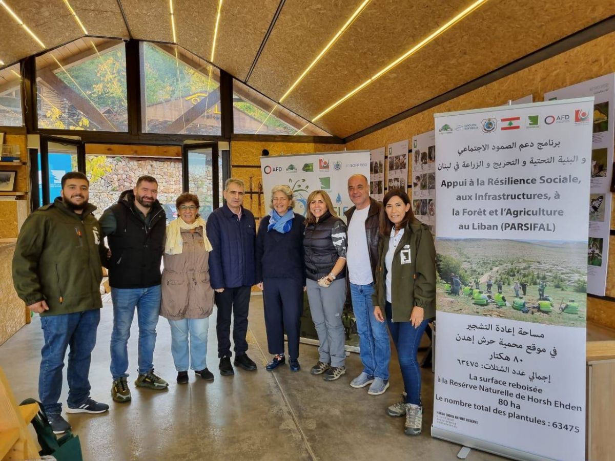 À Ehden, 65 000 arbres plantés grâce à l’appui de la France