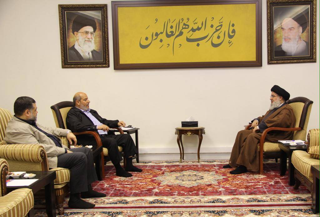 Nasrallah reçoit un haut dirigeant du Hamas