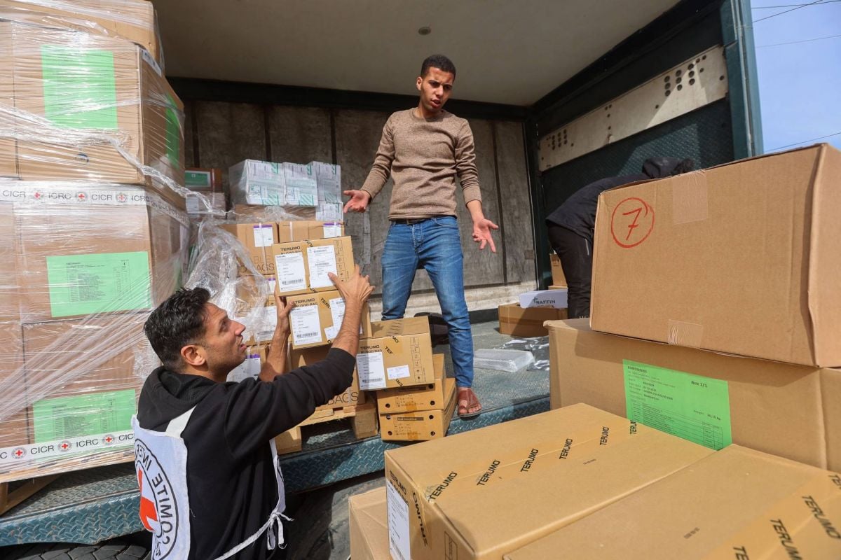 Israel says two border crossings to examine Gaza aid