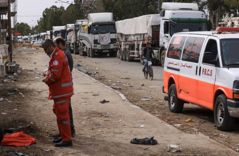 WHO says patient dies amid lengthy Israeli checks on Gaza convoy