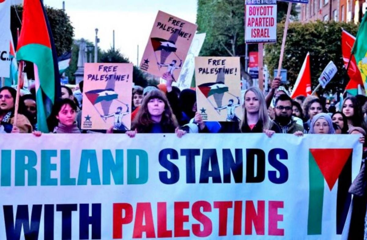 Why does Ireland have a long history of supporting Palestine?