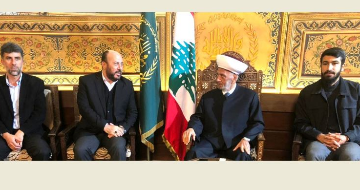 Le représentant du Hamas au Liban chez Deriane