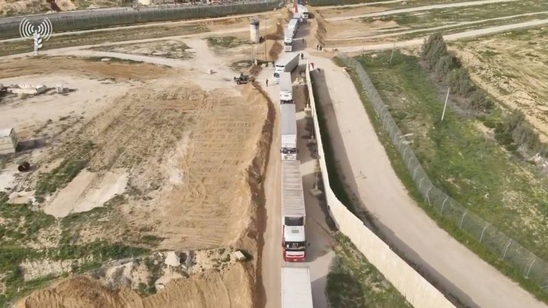 Israel to allow first aid shipments via Kerem Shalom crossing