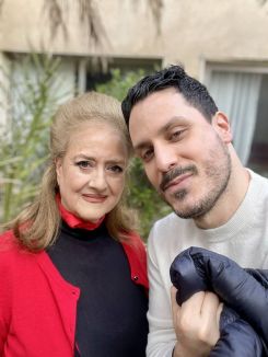 Josleen Shuhaibar et son fils Kareem, une complicité sans faille. Photo DR