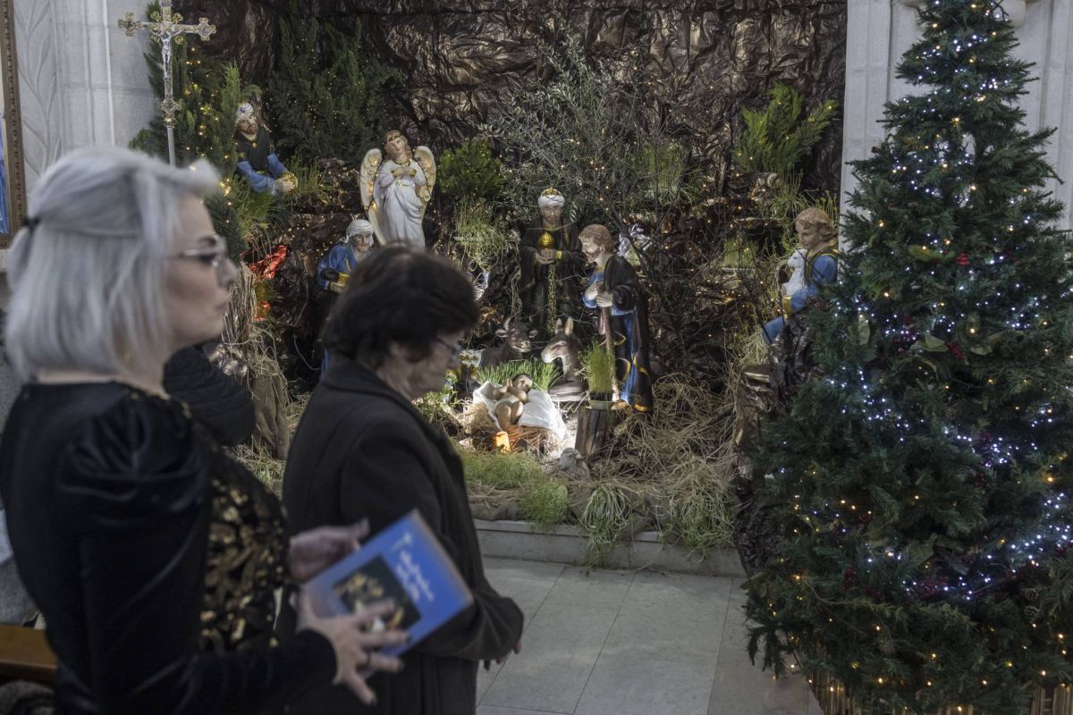 West Bank Christian village prays for peace in Gaza