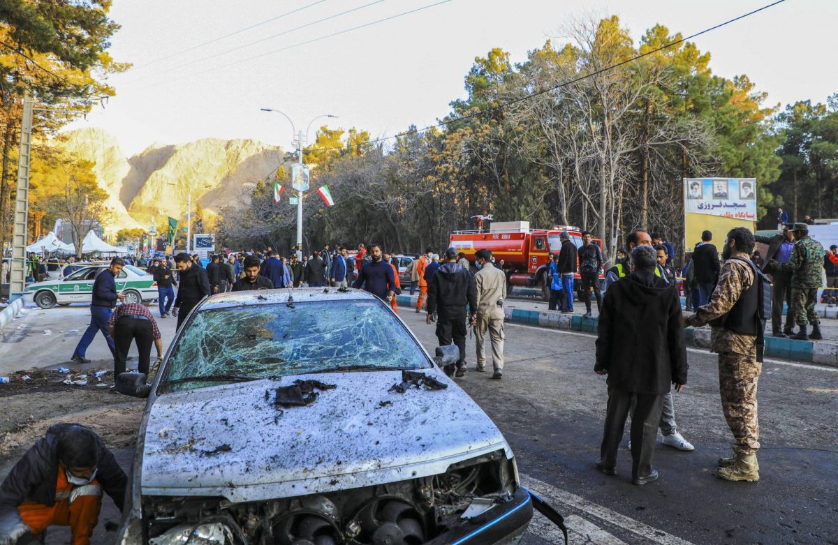Iran blames Israel, US for deadly blasts near grave of Guards general Soleimani Iran blames Israel, US for deadly blasts near grave of Guards general Soleimani
