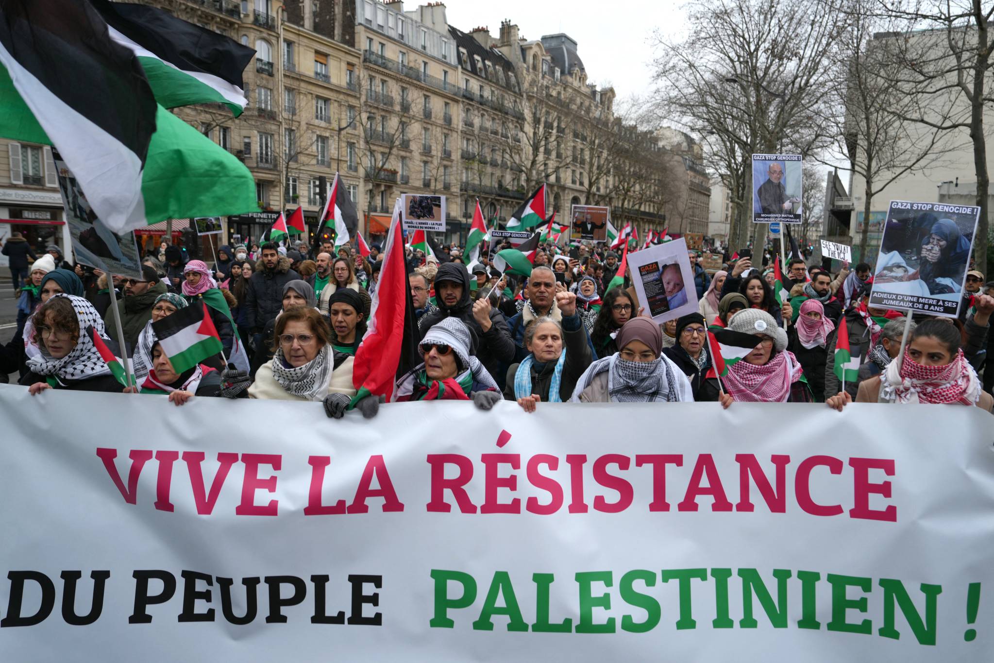 Des rassemblements en soutien au peuple palestinien à Paris et en
