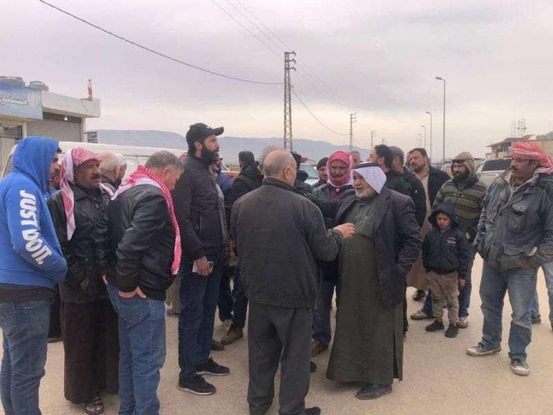 Farmers demonstrate in al-Qaa against EDL directives