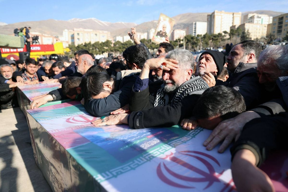 Iran holds funerals for Guards killed in alleged Israeli strike
