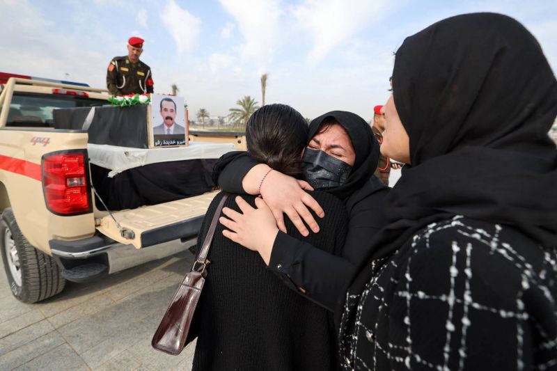 Iraq holds funeral for newly-identified Yazidi IS victims