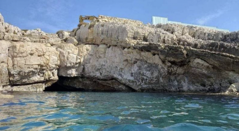 Ghada Aoun demands 'immediate halt' to construction work above cave, home to endangered seals