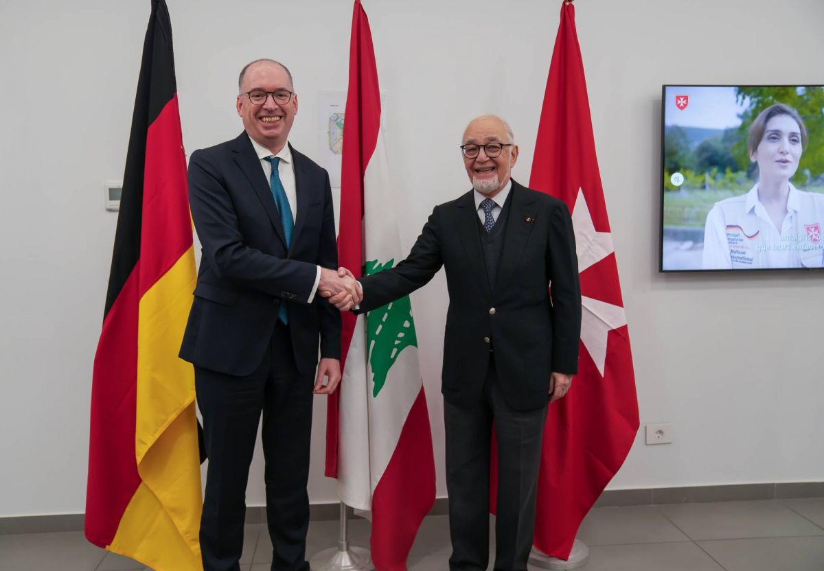 Niels Annen à l’ordre de Malte Liban : Trouver ensemble les moyens pour répondre à une crise extraordinaire