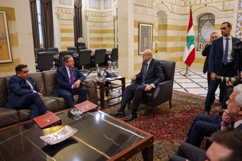 Lebanon hands British ambassador note of protest over Cameron visit to Beirut