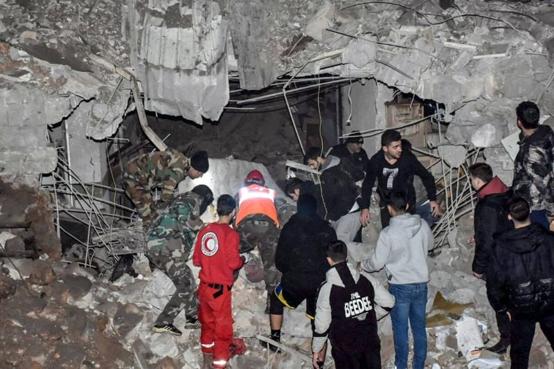 Five dead including civilians in Israeli strikes on Syria