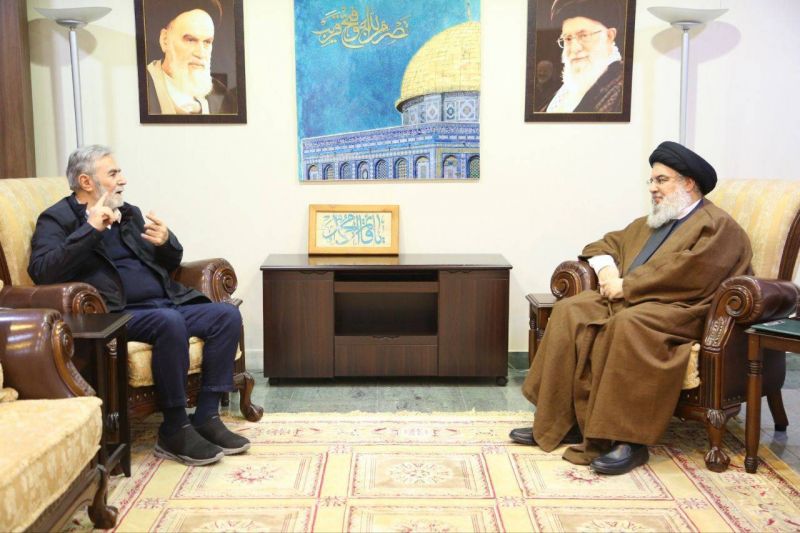 Le chef du Jihad islamique en Palestine reçu par Hassan Nasrallah
