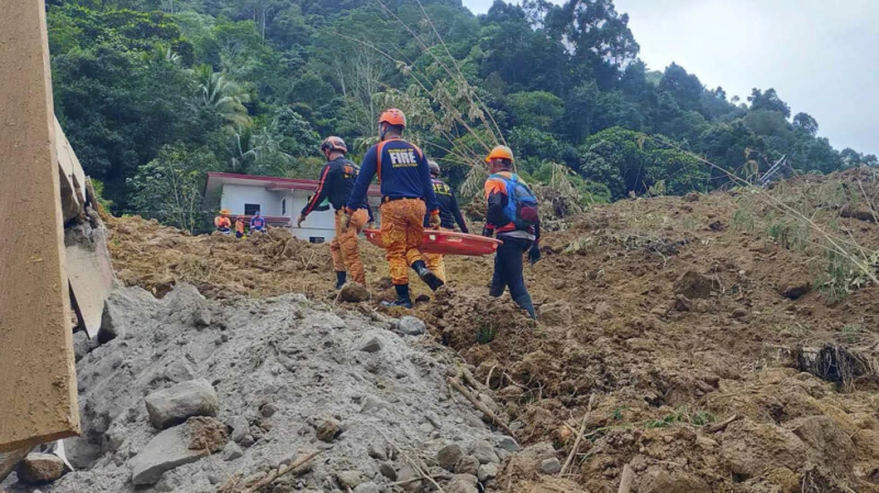 Philippines : le bilan du glissement de terrain monte à 54 morts