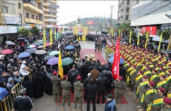 Le Hezbollah rend hommage à Ali Debs tué mercredi à Nabatiyé par une frappe israélienne
