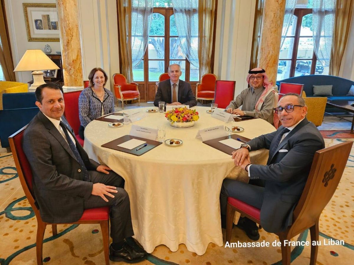 Group of Five meet in Beirut, push for presidential election Group of Five meet in Beirut, push for presidential election