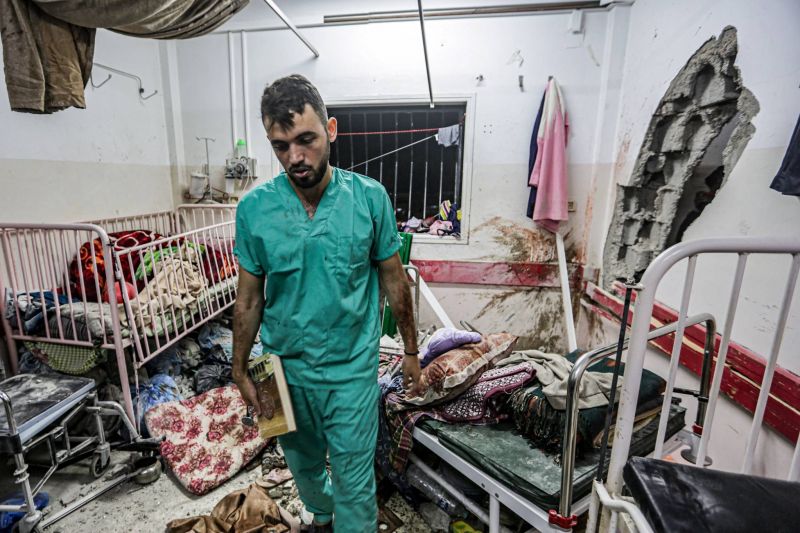 Craintes et désespoir dans le plus grand hôpital du sud de la bande de Gaza