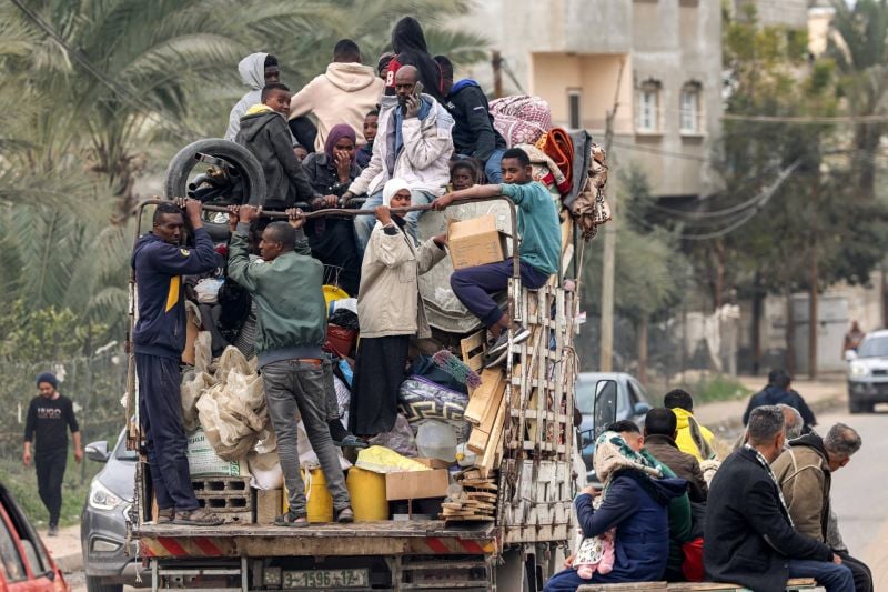 Israël veut évacuer les Palestiniens dans 15 camps, dans la partie sud-ouest de la bande de Gaza, selon le WSJ