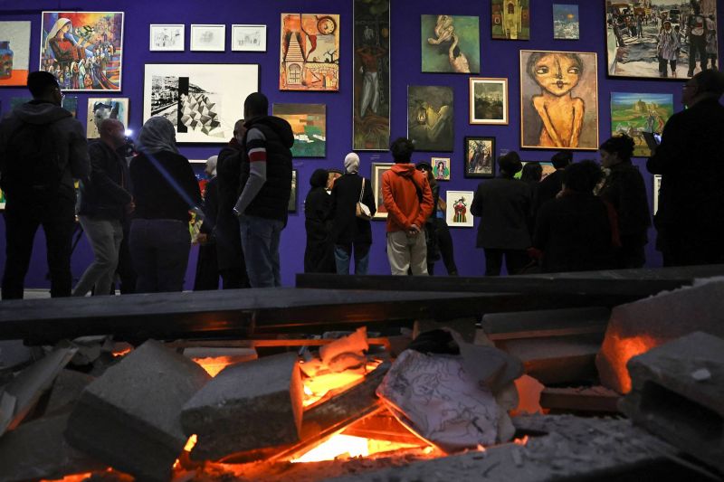 West Bank museum showcases Gaza 'artistic demonstration' against war