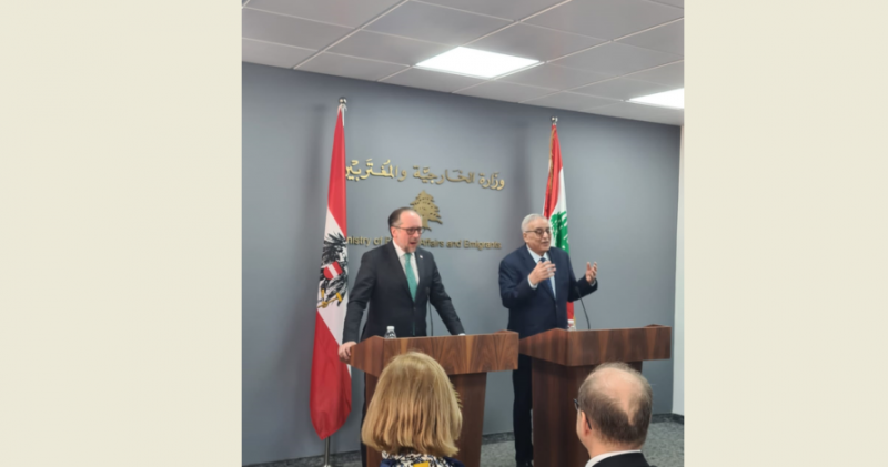 Le chef de la diplomatie autrichienne appele à « prévenir toute nouvelle escalade » entre le Liban et Israël