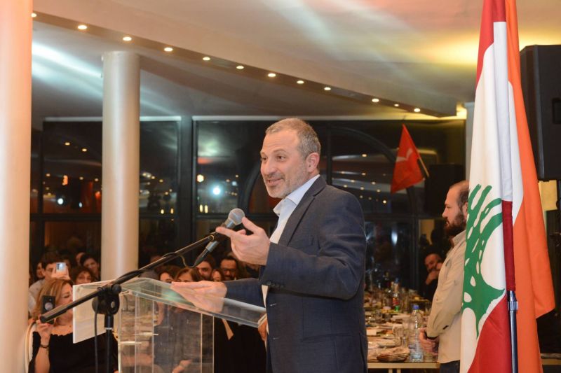 Bassil opposes 'united front' against Israel