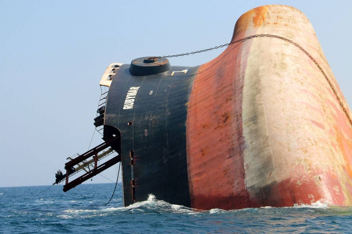 Sunken Rubymar cargo ship sits intact at the bottom of the Red Sea Sunken Rubymar cargo ship sits intact at the bottom of the Red Sea