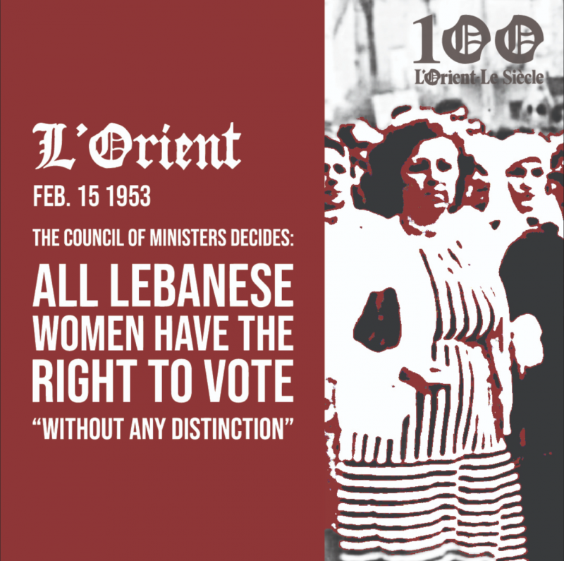 Lebanese women's voting rights