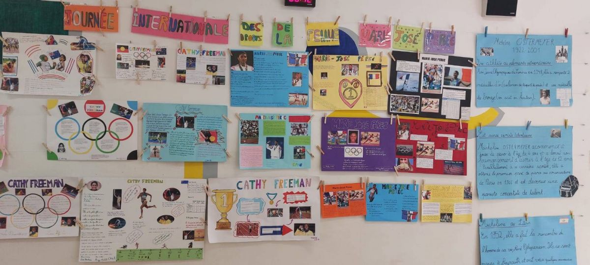 « Les femmes qui ont marqué les Jeux olympiques » au Collège protestant français « Les femmes qui ont marqué les Jeux olympiques » au Collège protestant français