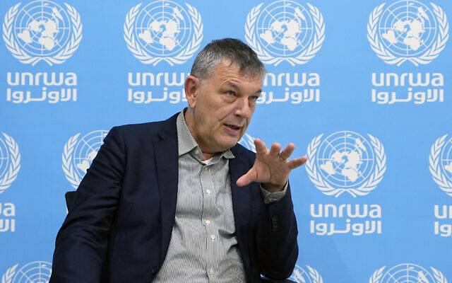 Israel blocks UNRWA chief from entering Gaza