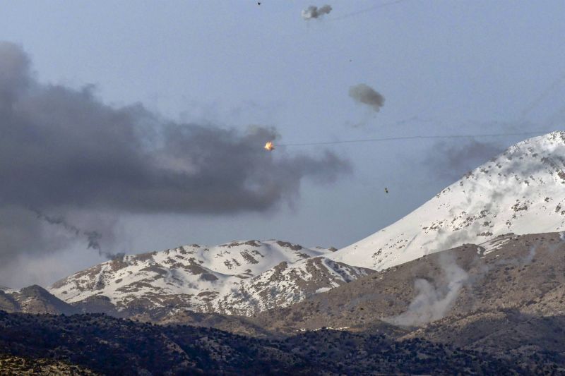 Hezbollah says launched over 100 rockets at Israeli positions
