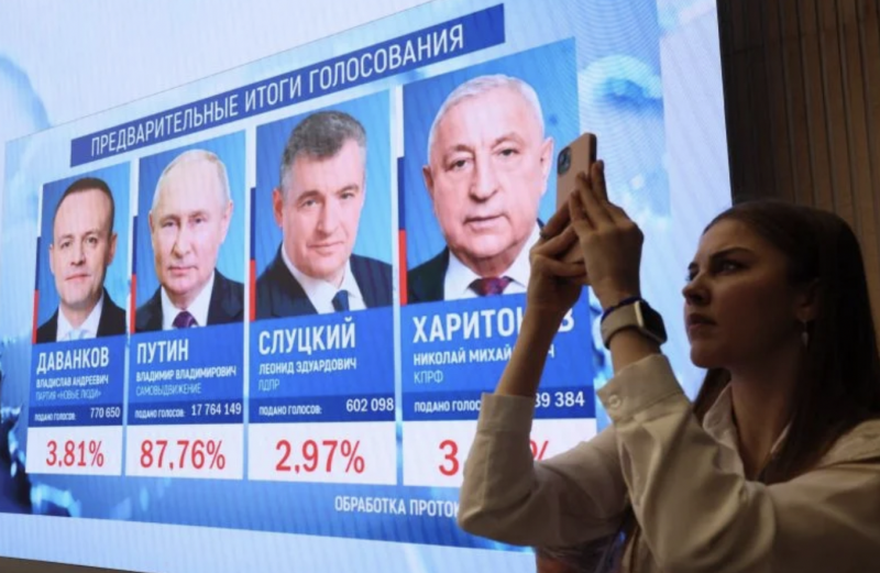 Putin re-elected after tailor-made presidential election, according to preliminary data