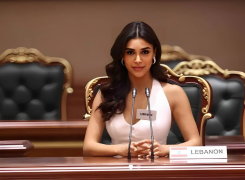 Yasmina Zaytoun, première dauphine du concours Miss Monde. Photo Instagram / @yasminazaytoun
