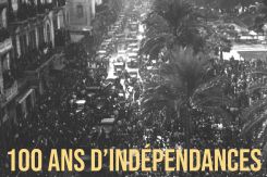 La place des Martyrs à Beyrouth lors des célébrations marquant la libération de six figures de l’État ayant cherché à s'émanciper du Mandat français, le 22 novembre 1943. Photo Wikicommons