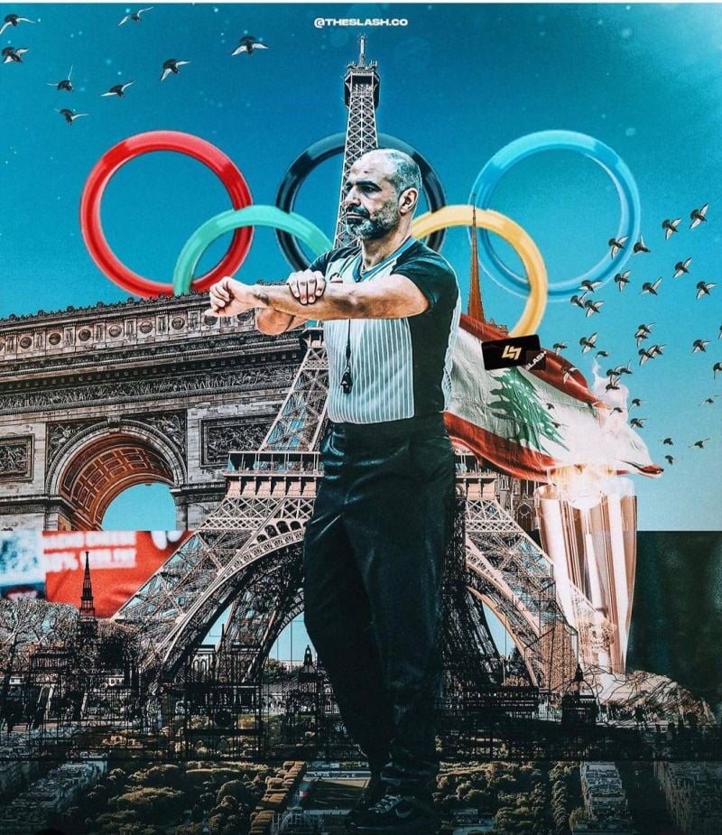 Lebanese basketball referee Rabah Noujaim to participate in Paris 2024 Olympics
