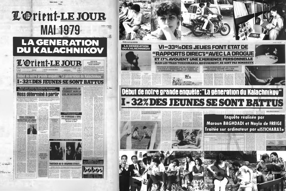 « Génération Kalachnikov » : quand L'Orient-Le Jour partait à la rencontre de la jeunesse libanaise en guerre « Génération Kalachnikov » : quand L'Orient-Le Jour partait à la rencontre de la jeunesse libanaise en guerre