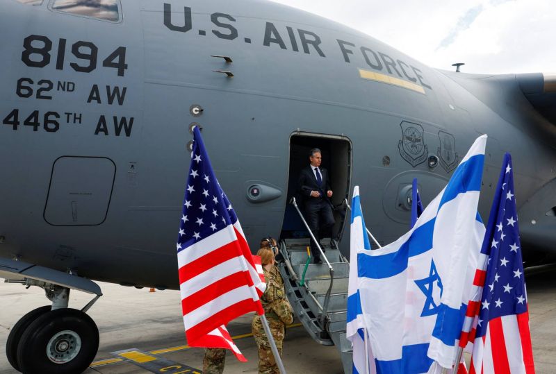 Blinken lands in Israel for tense Gaza talks with Netanyahu