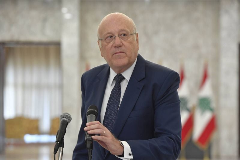 Mikati calls for international pressure on Israel to end south Lebanon conflict