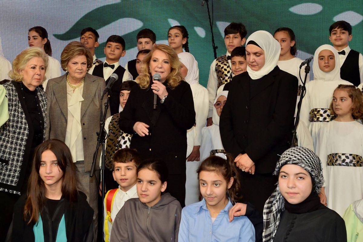 Leila Solh Hamadé à l’iftar de l’orphelinat islamique Leila Solh Hamadé à l’iftar de l’orphelinat islamique